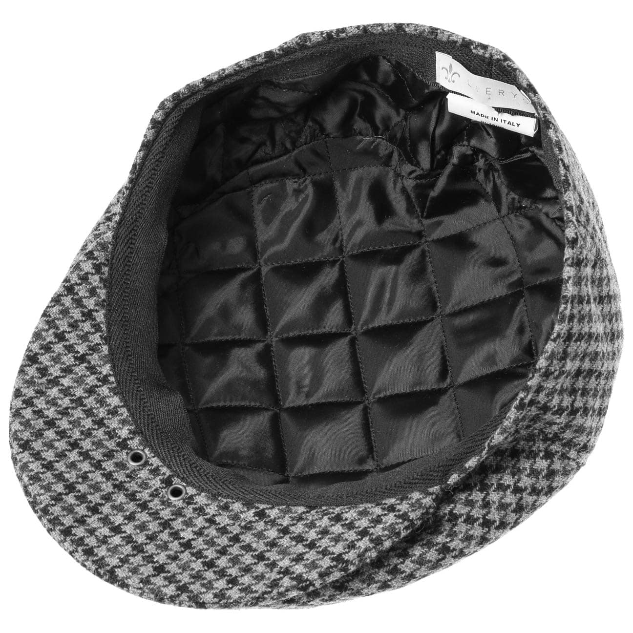Britain Houndstooth Flat Cap by Lierys - JJ Hat Center ®