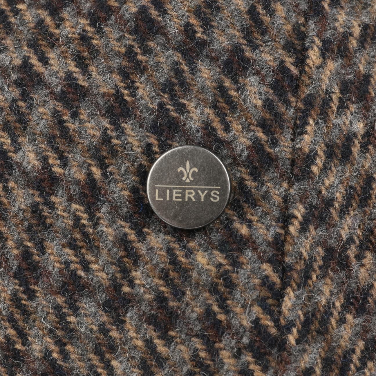 Britain Houndstooth Flat Cap by Lierys - JJ Hat Center ®