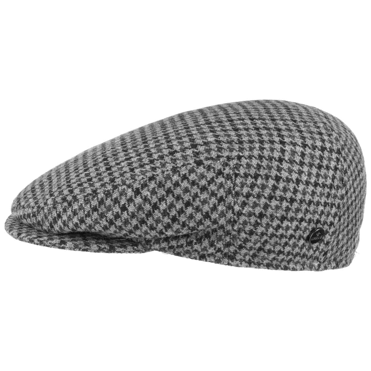 Britain Houndstooth Flat Cap by Lierys - JJ Hat Center ®