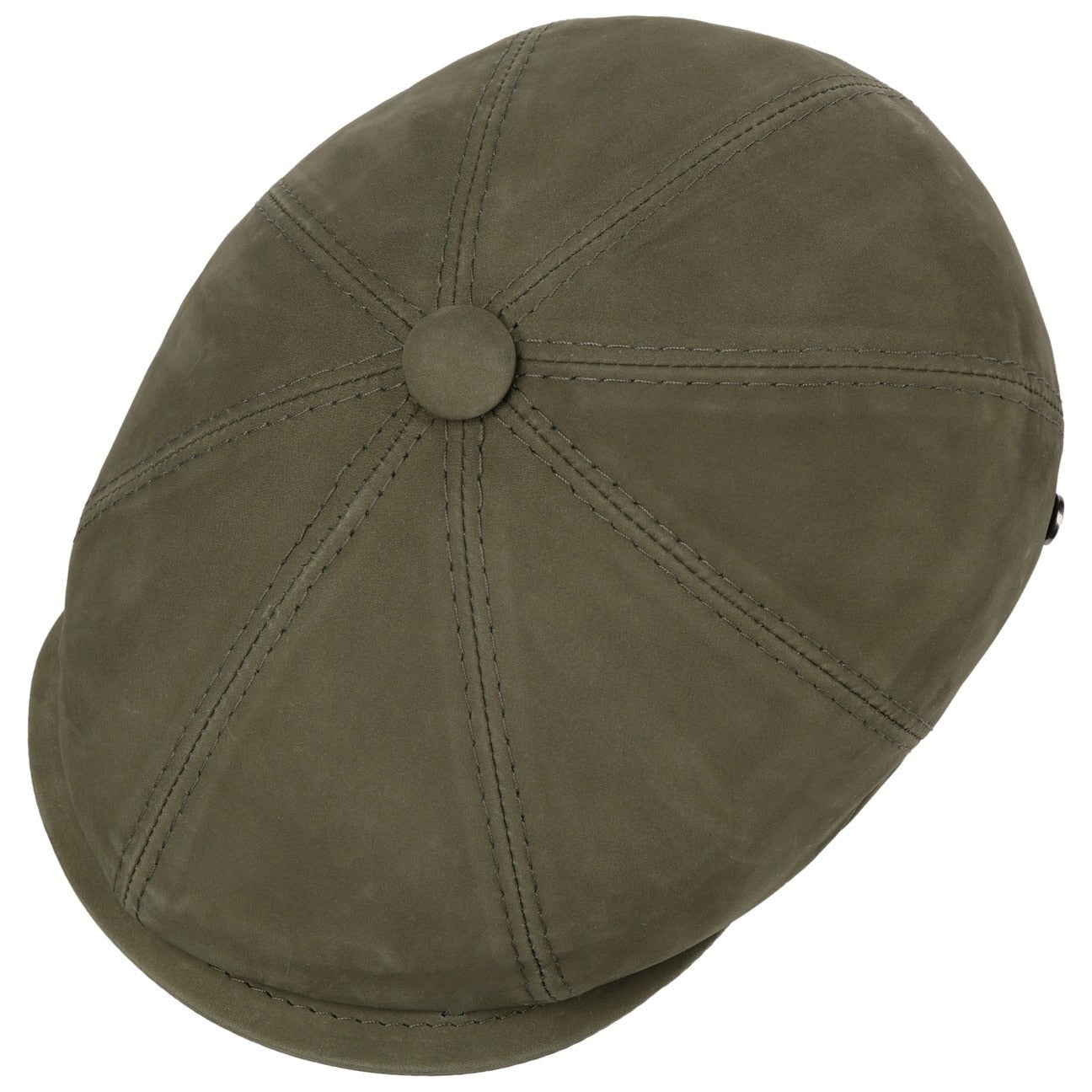 Nappa Wax Leather Flat Cap - JJ Hat Center ®