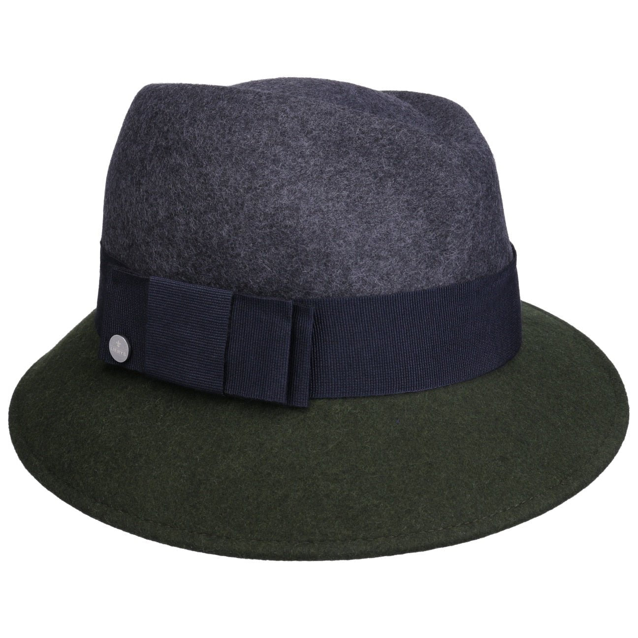 Asym Twotone Wool Felt Hat - JJ Hat Center ®
