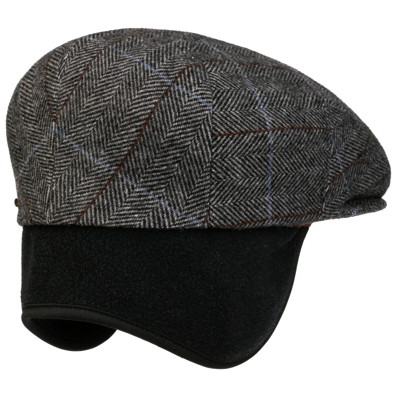 Kent Wool Ivy Plaid Cap with Earflaps by Stetson - JJ Hat Center ®