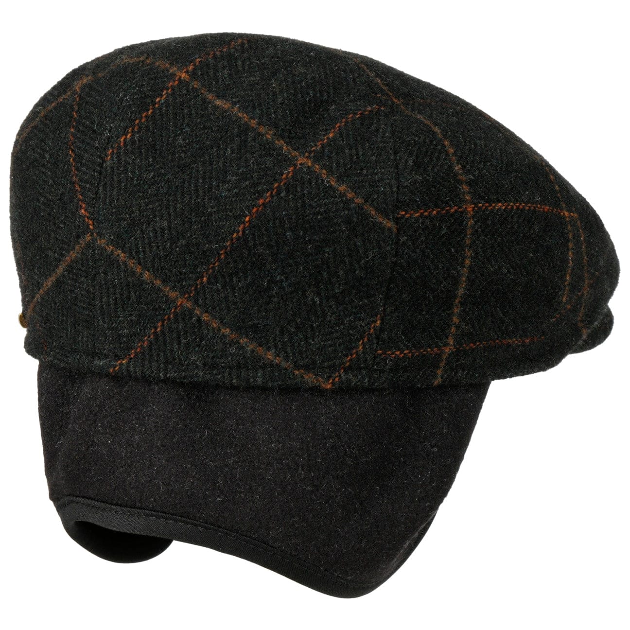 Kent Wool Ivy Plaid Cap with Earflaps by Stetson - JJ Hat Center ®