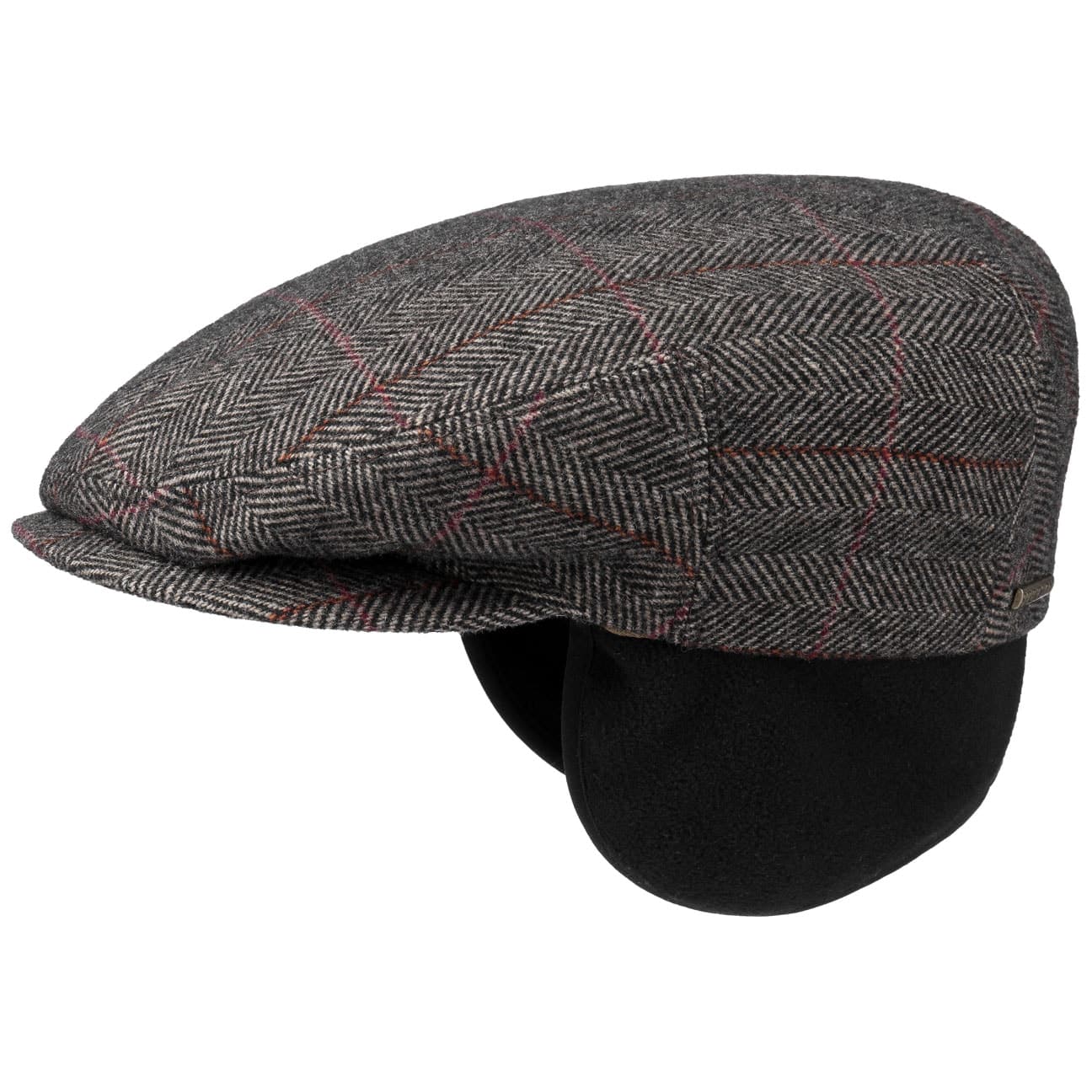 Kent Wool Ivy Plaid Cap with Earflaps by Stetson - JJ Hat Center ®