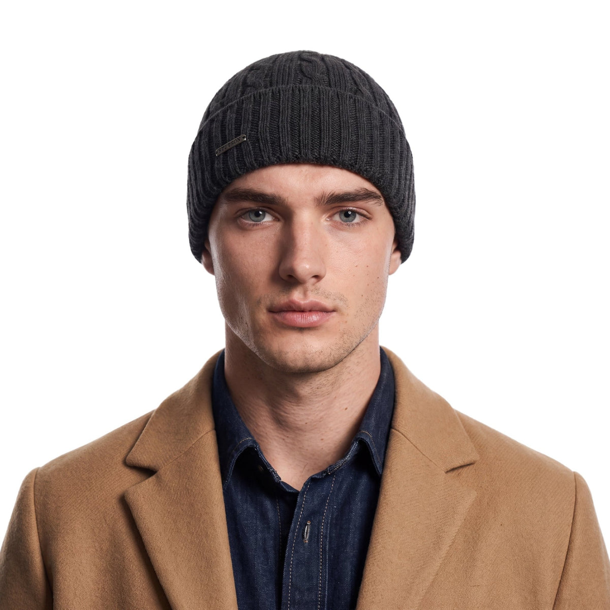 Georgia Wool Knit Hat with Cuff