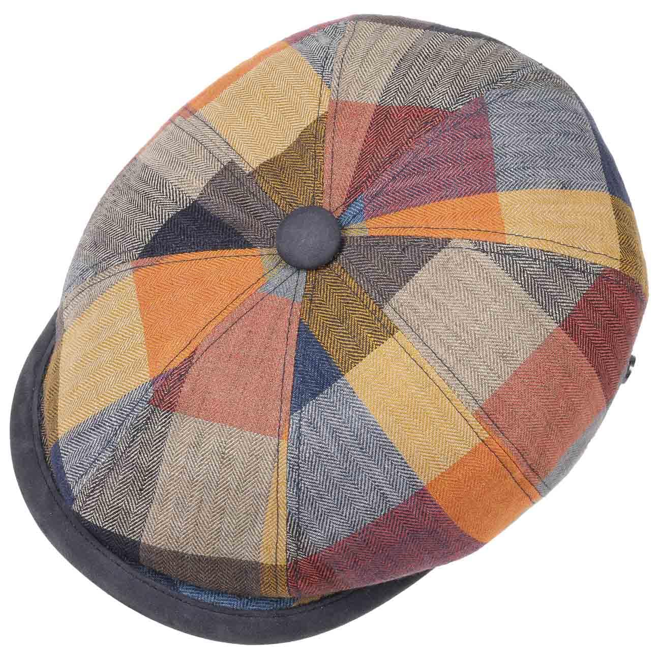 City Bic Leather Piping Flat Cap by Lierys - JJ Hat Center ®