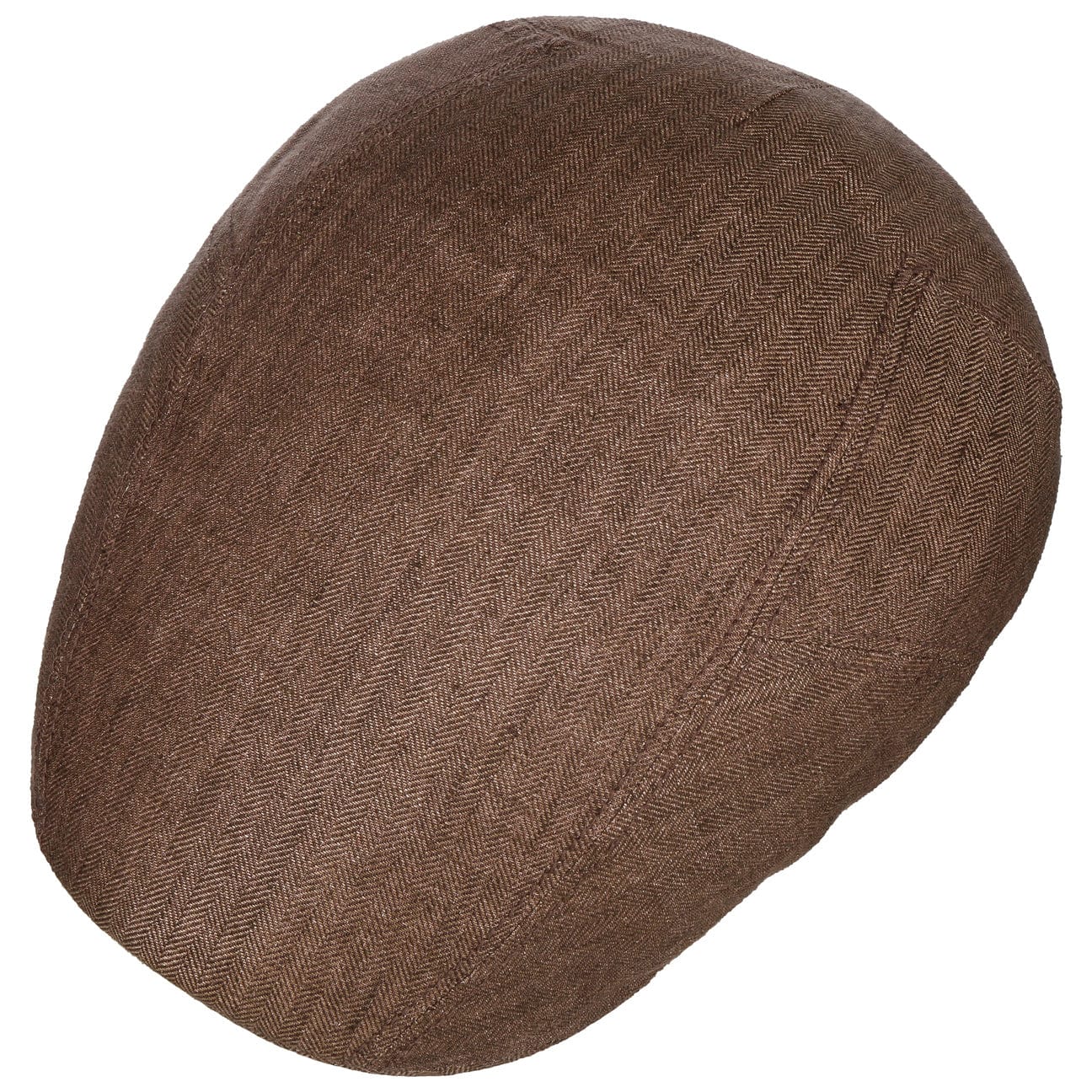 Herringbone Linen Flat Cap by Stetson - JJ Hat Center ®