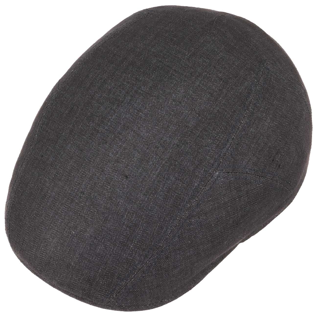 Herringbone Linen Flat Cap by Stetson - JJ Hat Center ®