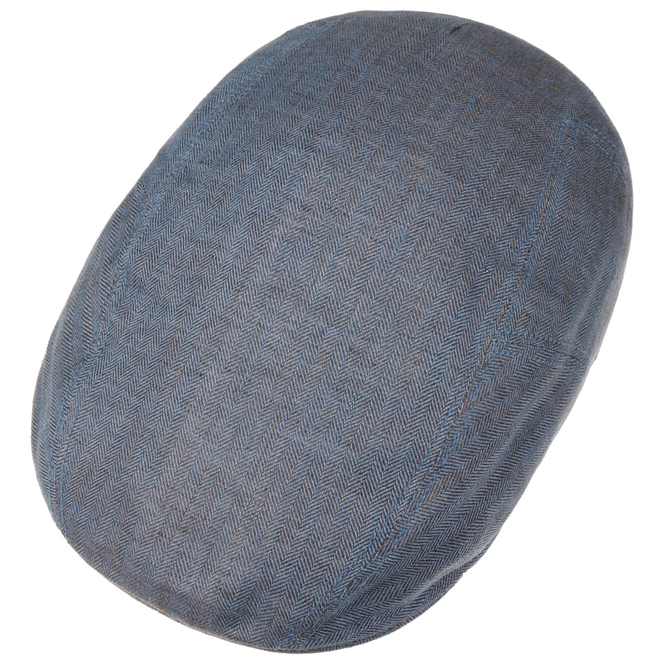 Herringbone Linen Flat Cap by Stetson - JJ Hat Center ®