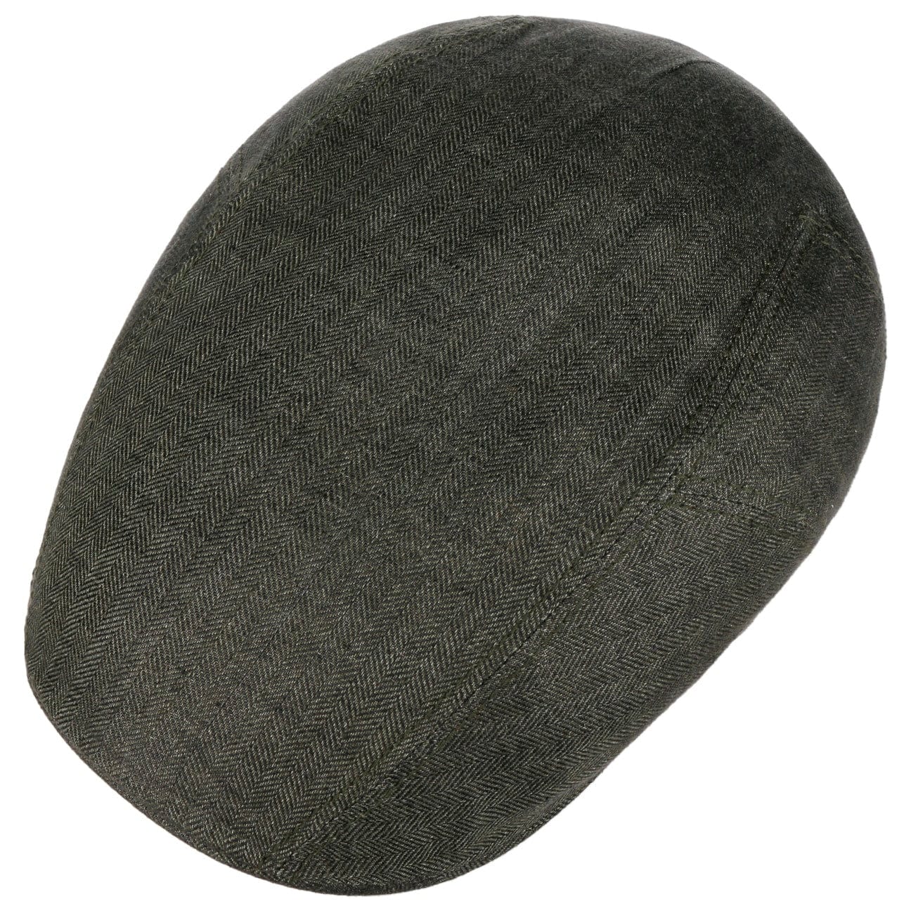 Herringbone Linen Flat Cap by Stetson - JJ Hat Center ®