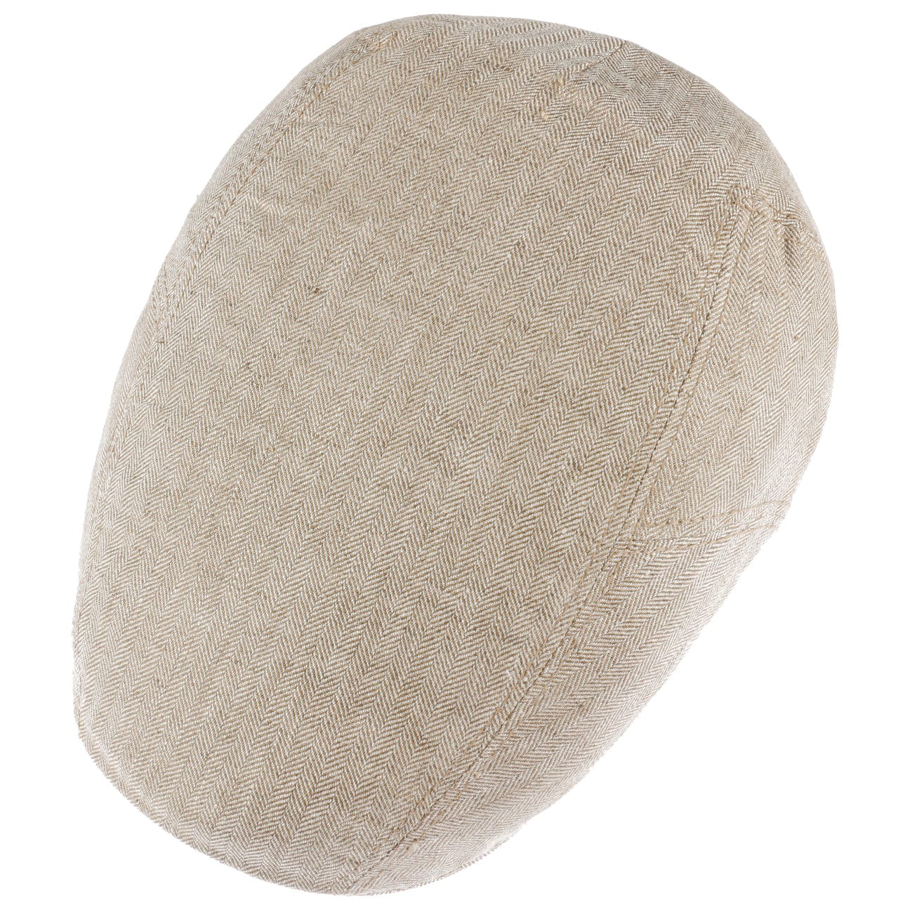 Herringbone Linen Flat Cap by Stetson - JJ Hat Center ®