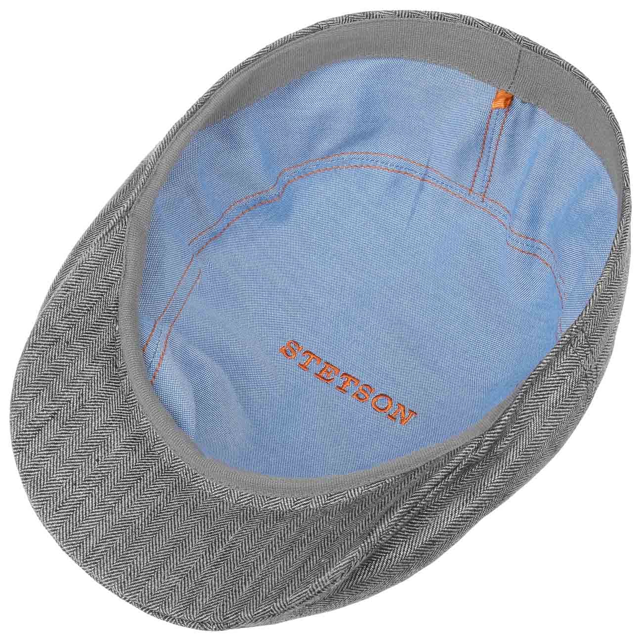 Herringbone Linen Flat Cap by Stetson - JJ Hat Center ®
