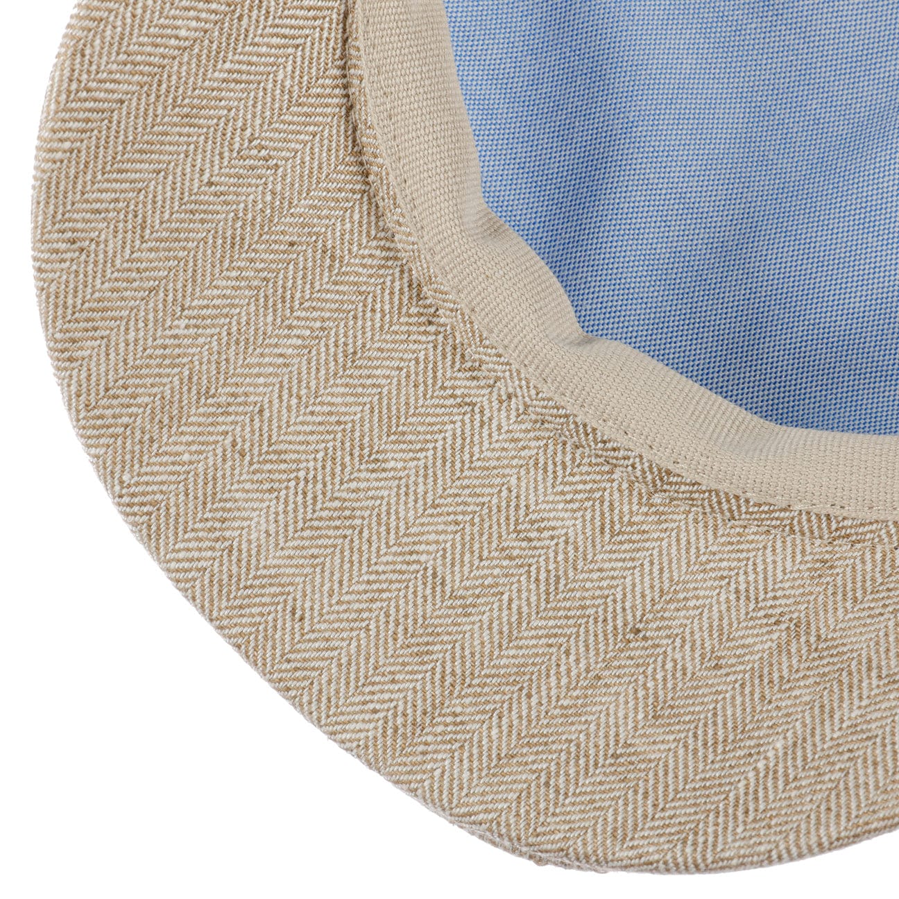 Herringbone Linen Flat Cap by Stetson - JJ Hat Center ®