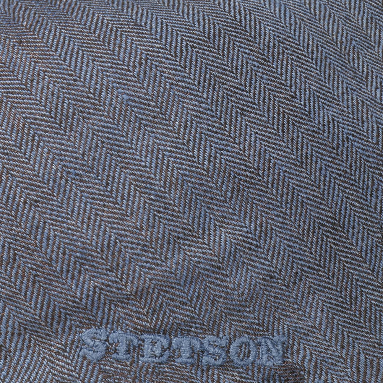 Herringbone Linen Flat Cap by Stetson - JJ Hat Center ®