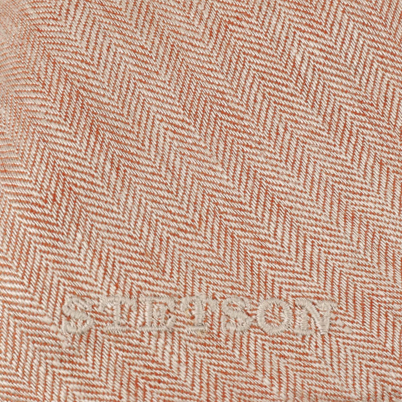 Herringbone Linen Flat Cap by Stetson - JJ Hat Center ®