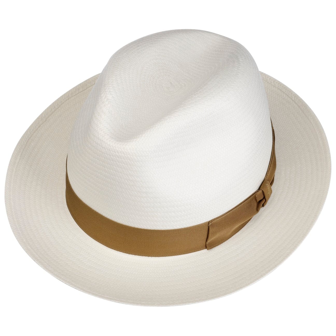 Grosgrain Trim Small Panama Hat by Borsalino - JJ Hat Center ®