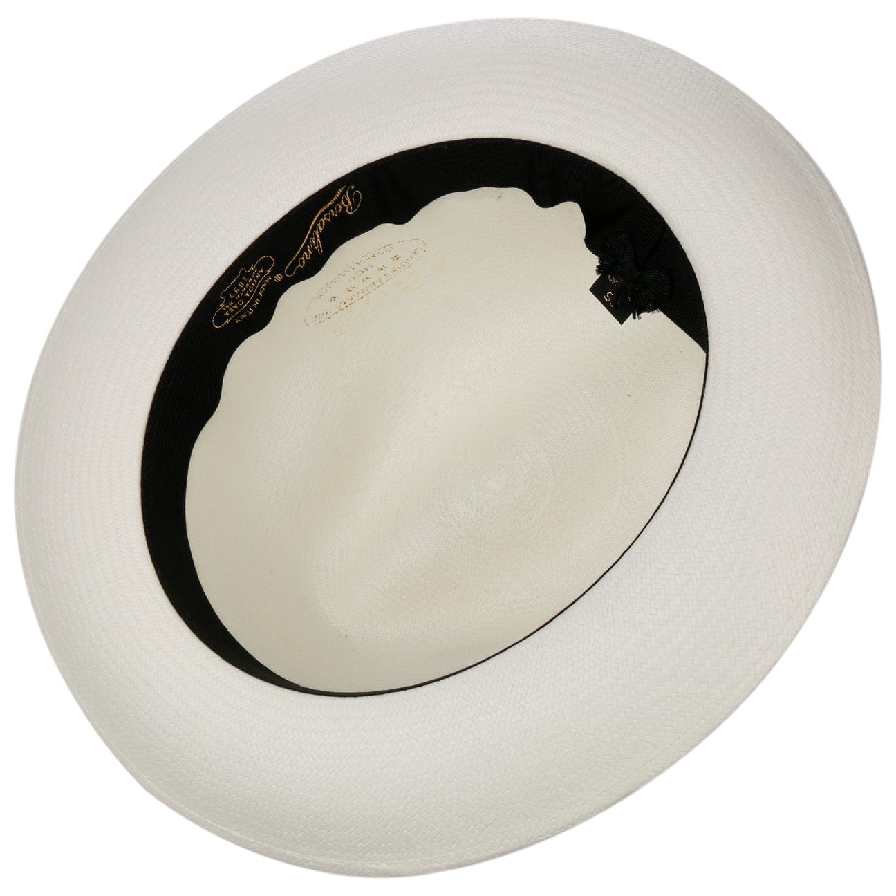 Grosgrain Trim Small Panama Hat by Borsalino - JJ Hat Center ®