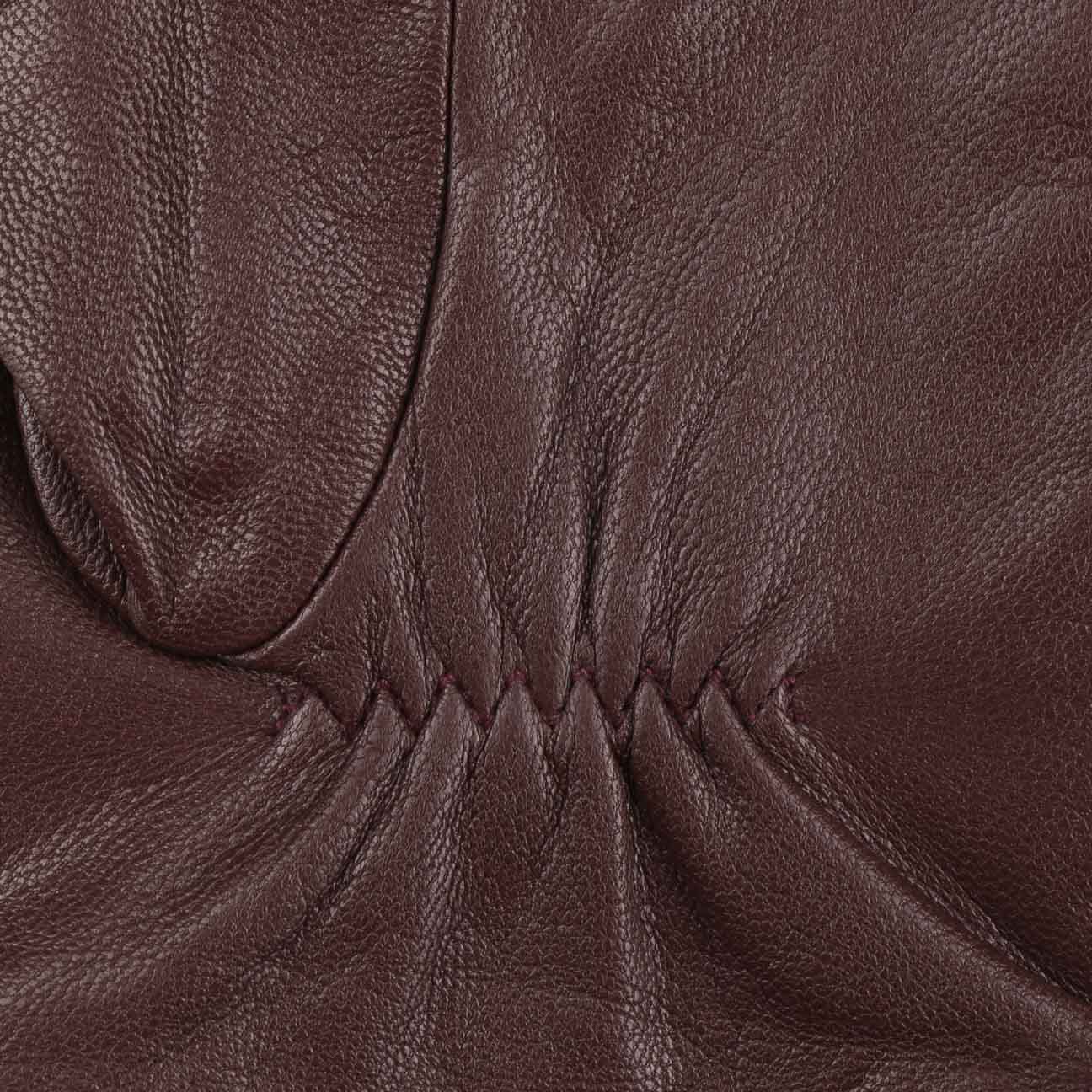 Herringbone Wool Leather Gloves by Stetson - JJ Hat Center ®