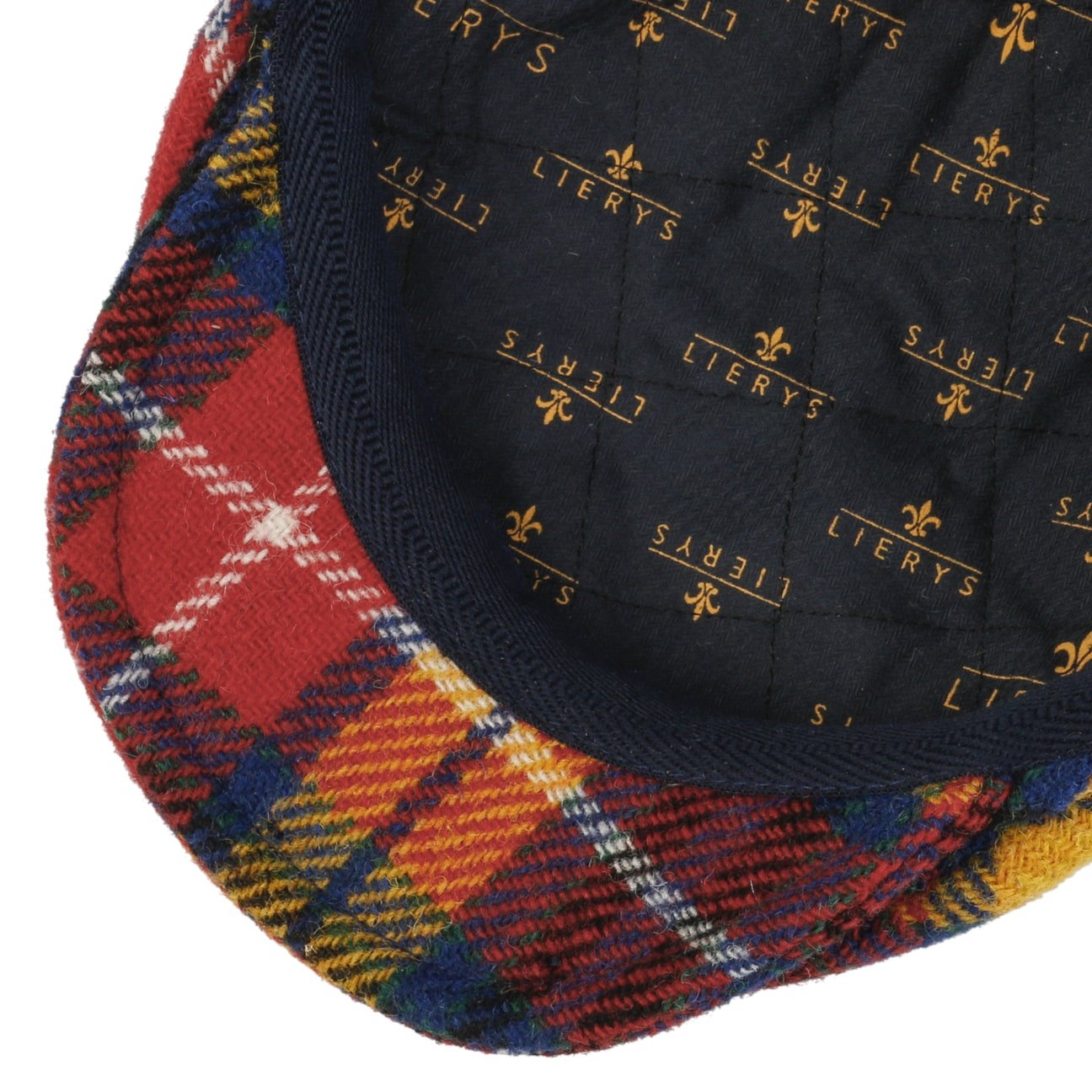 Capri Colour Harris Tweed Flat Cap by Lierys - JJ Hat Center ®