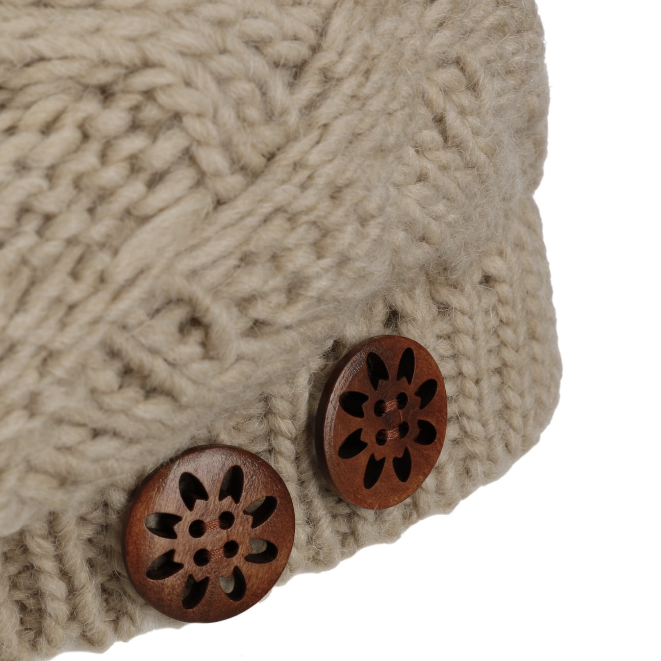 Jil Knit Beret with Buttons - JJ Hat Center ®