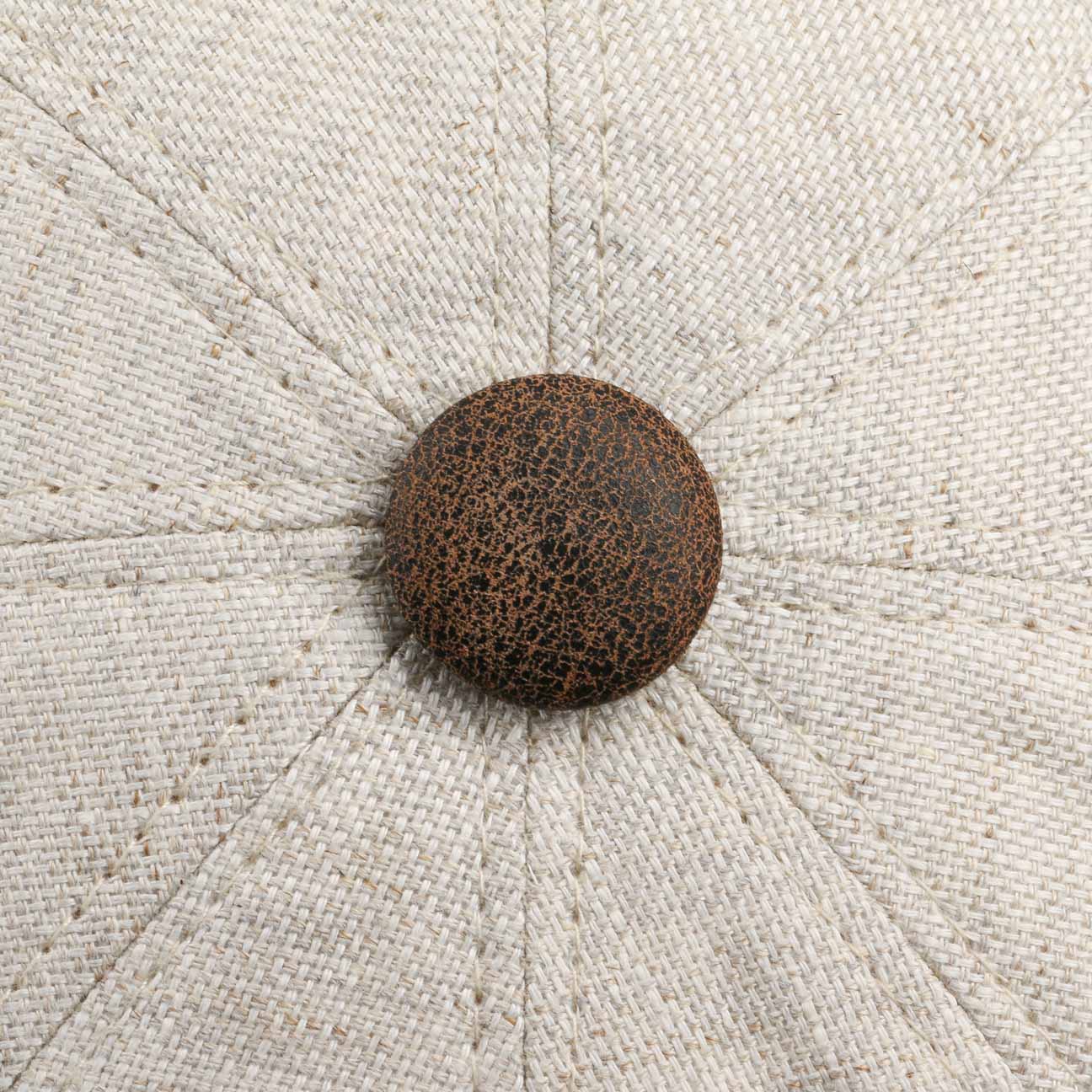 City Leather Piping Linen Cap by Lierys - JJ Hat Center ®