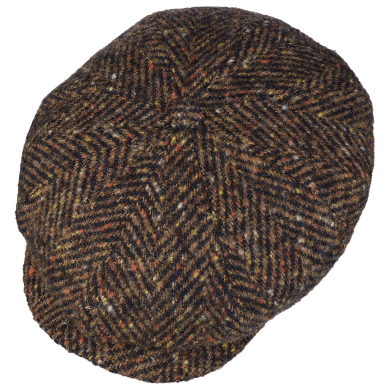 Hatteras Wool Colour Neps Flat Cap by Stetson - JJ Hat Center ®