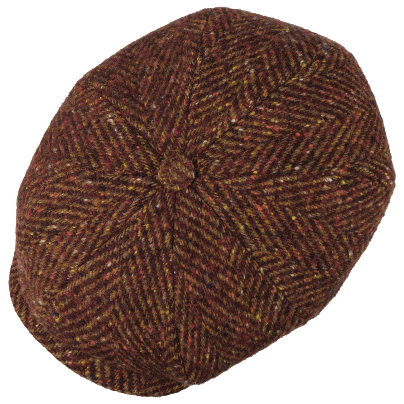 Hatteras Wool Colour Neps Flat Cap - JJ Hat Center ®