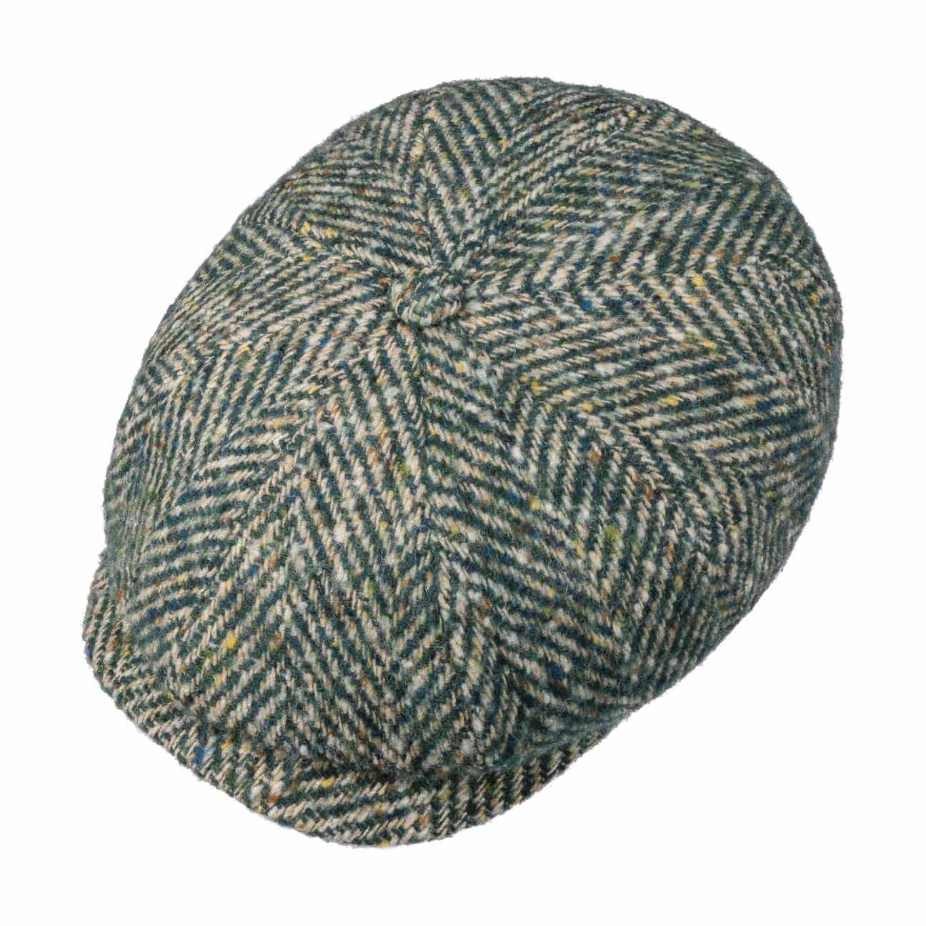 Hatteras Wool Colour Neps Flat Cap by Stetson - JJ Hat Center ®