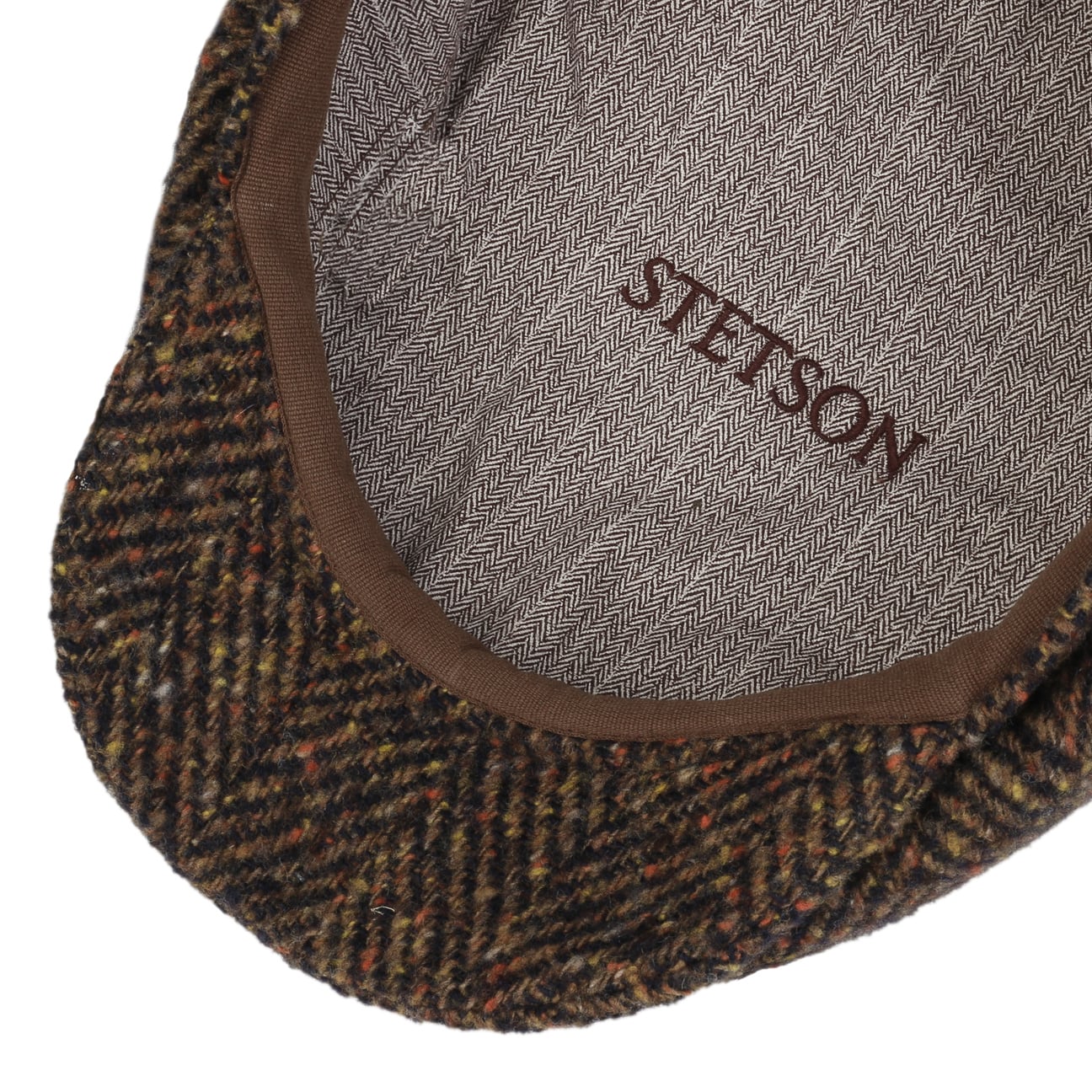 Hatteras Wool Colour Neps Flat Cap by Stetson - JJ Hat Center ®