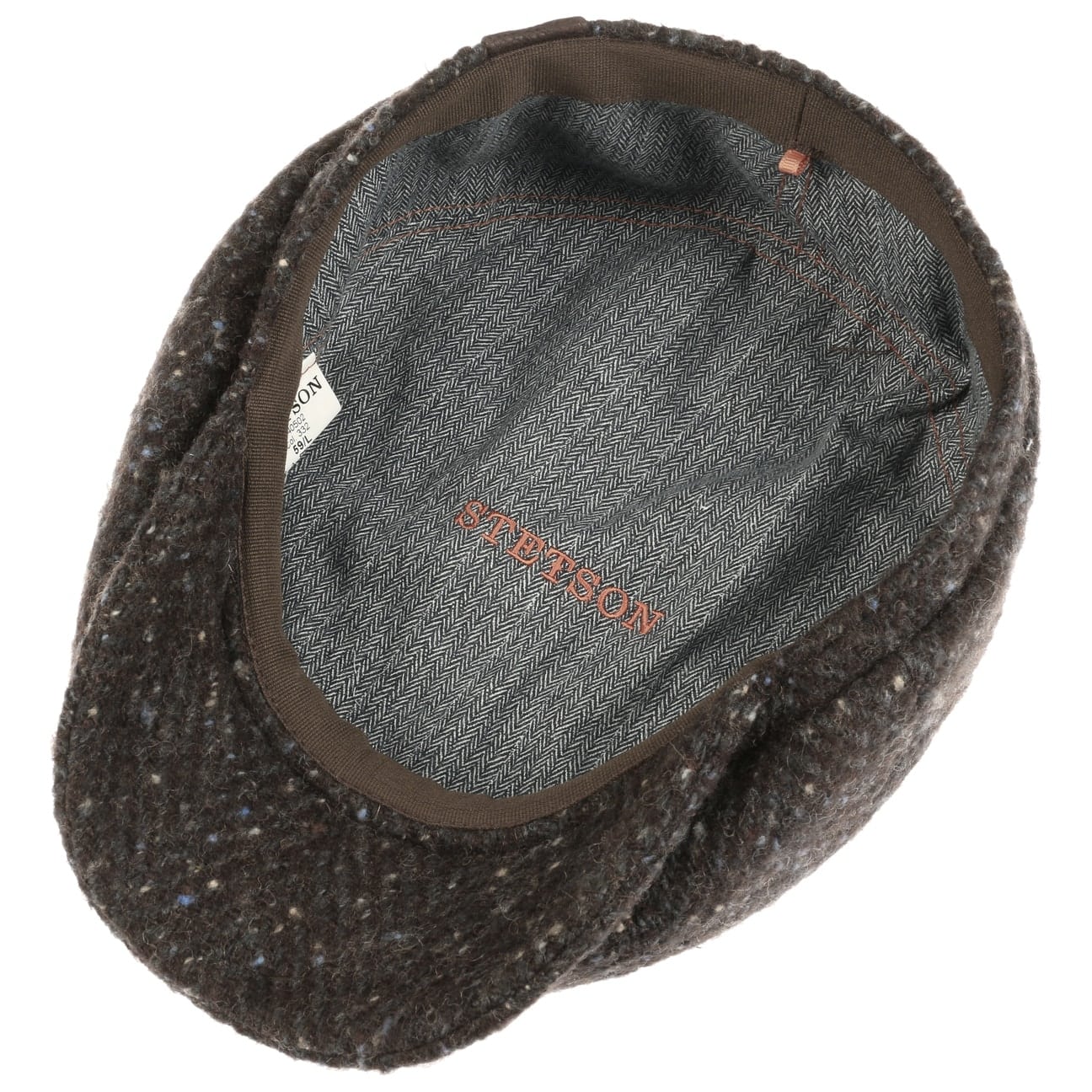 Hatteras Wool Colour Neps Flat Cap by Stetson - JJ Hat Center ®