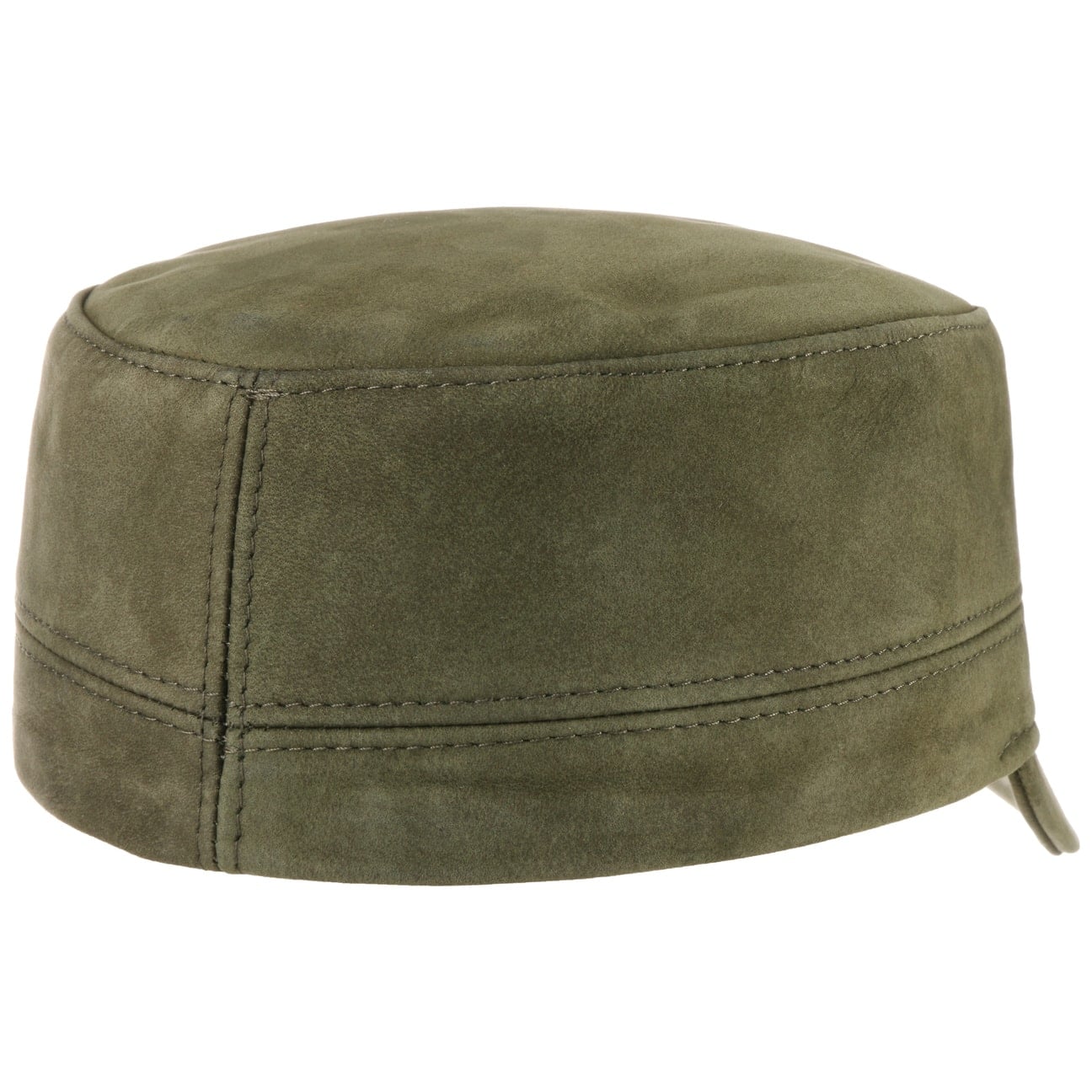 Cubano Leather Army Cap by Lierys - JJ Hat Center ®