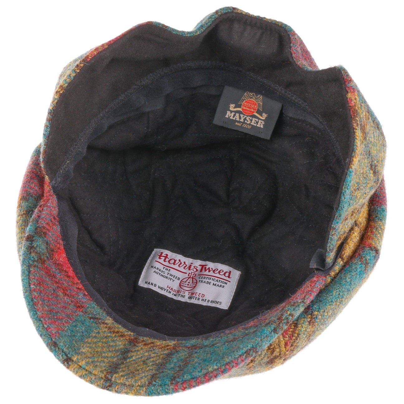 Seven Premium Harris Tweed Flat Cap by Mayser - JJ Hat Center ®
