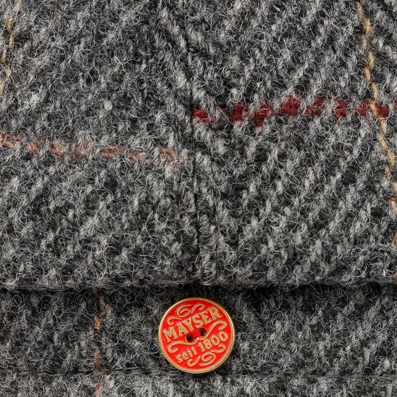 Seven Premium Harris Tweed Flat Cap by Mayser - JJ Hat Center ®