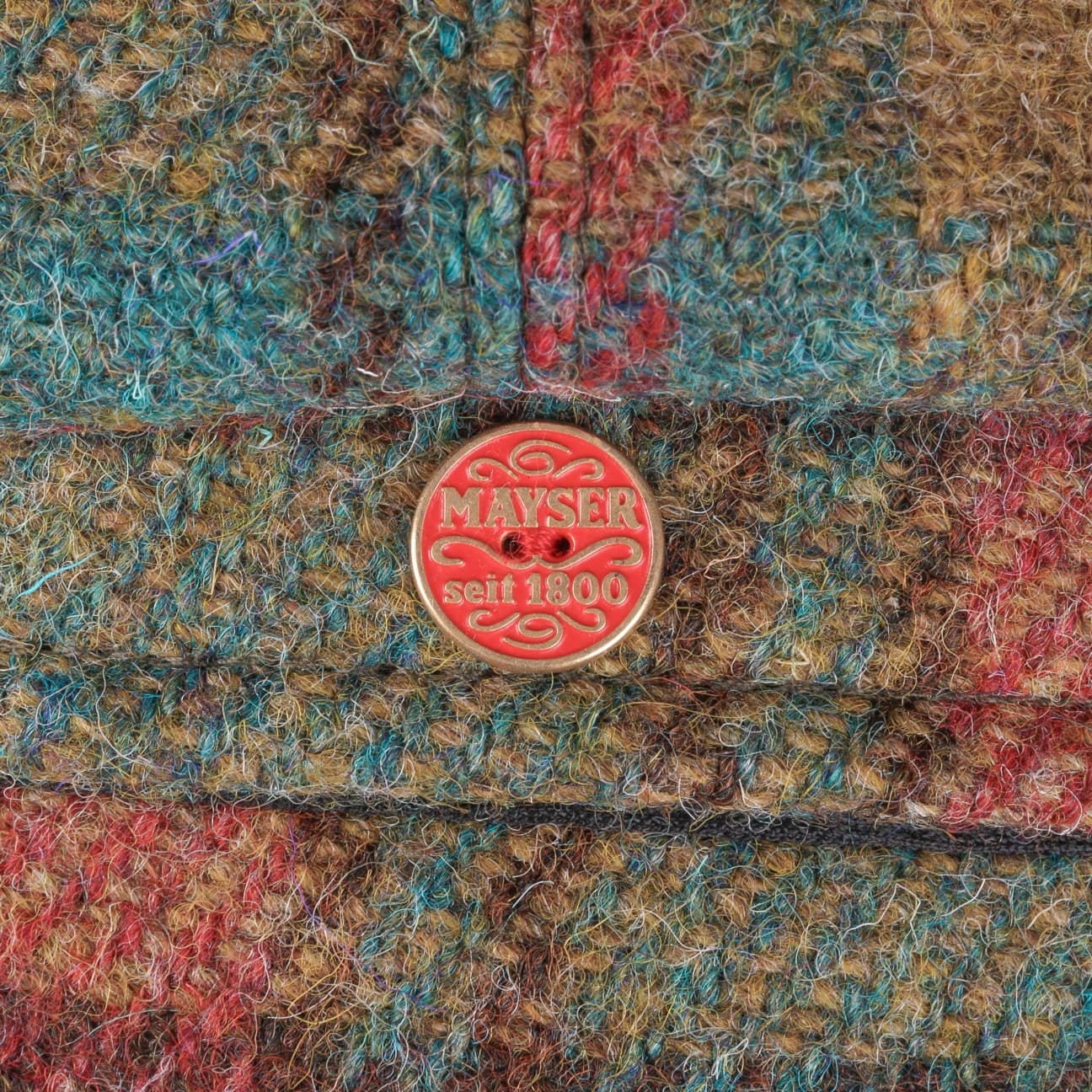 Seven Premium Harris Tweed Flat Cap by Mayser - JJ Hat Center ®