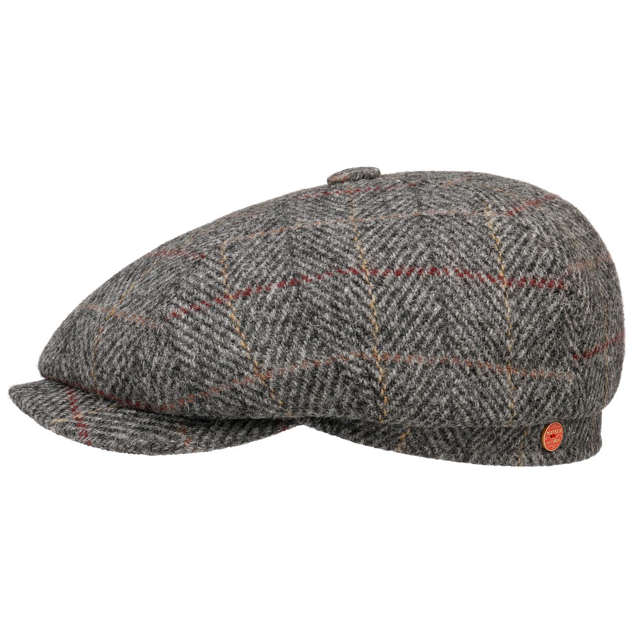 Seven Premium Harris Tweed Flat Cap by Mayser - JJ Hat Center ®