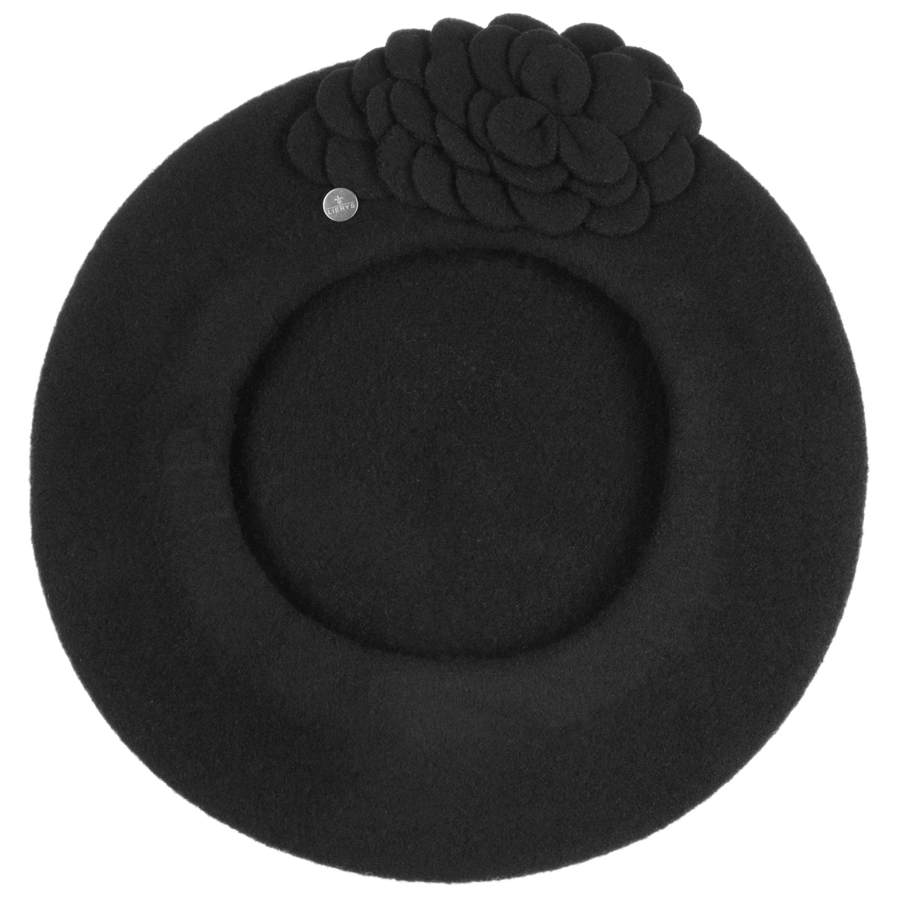 Agris Flower Wool Basque Beret by Lierys - JJ Hat Center ®