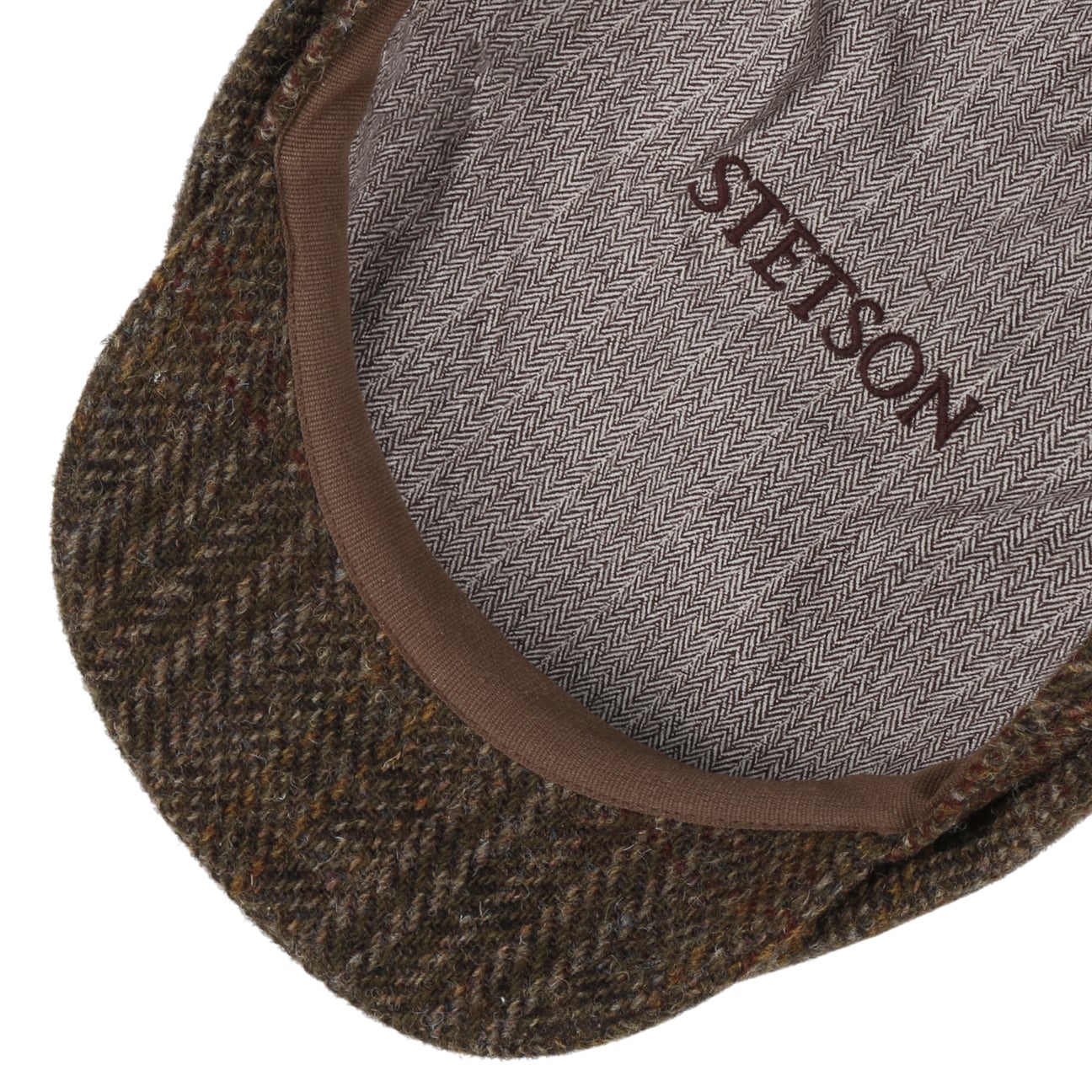 Burnet Harris Tweed Flat Cap by Stetson - JJ Hat Center ®