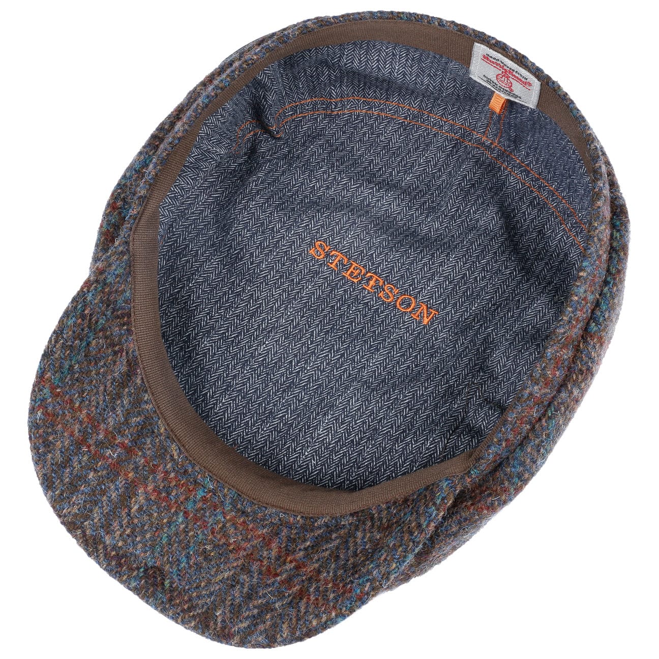 Burnet Harris Tweed Flat Cap by Stetson - JJ Hat Center ®