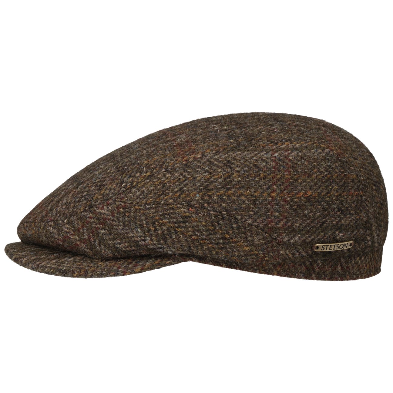 Burnet Harris Tweed Flat Cap by Stetson - JJ Hat Center ®