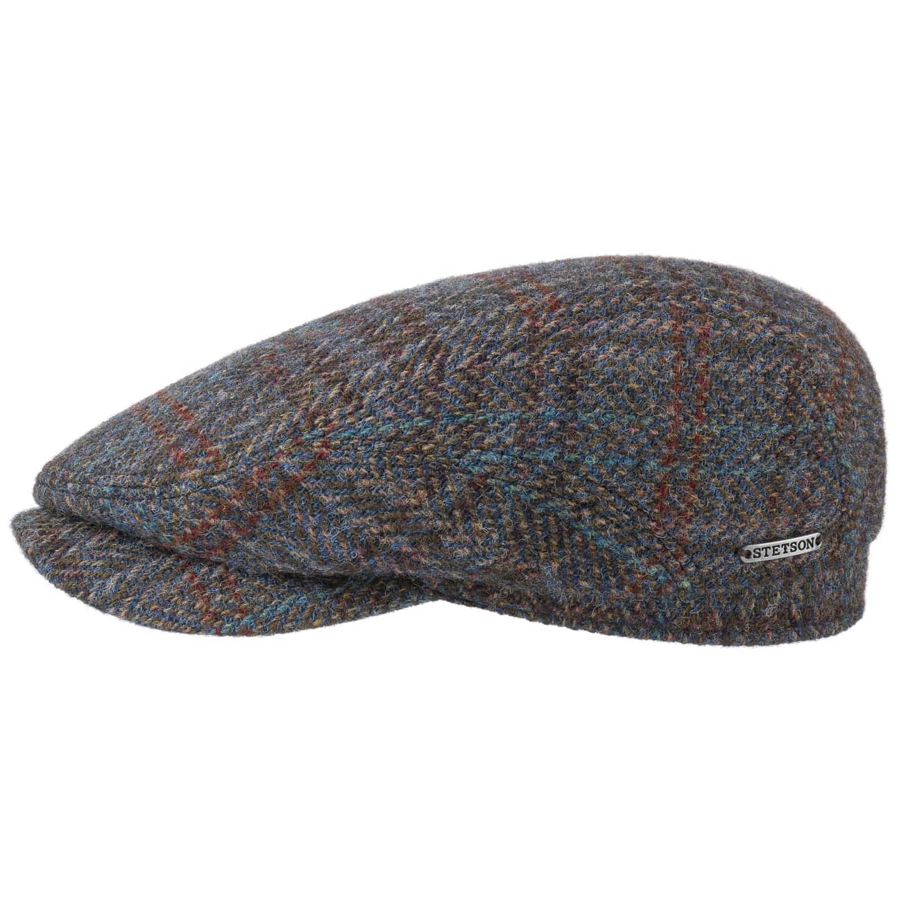 Burnet Harris Tweed Flat Cap by Stetson - JJ Hat Center ®