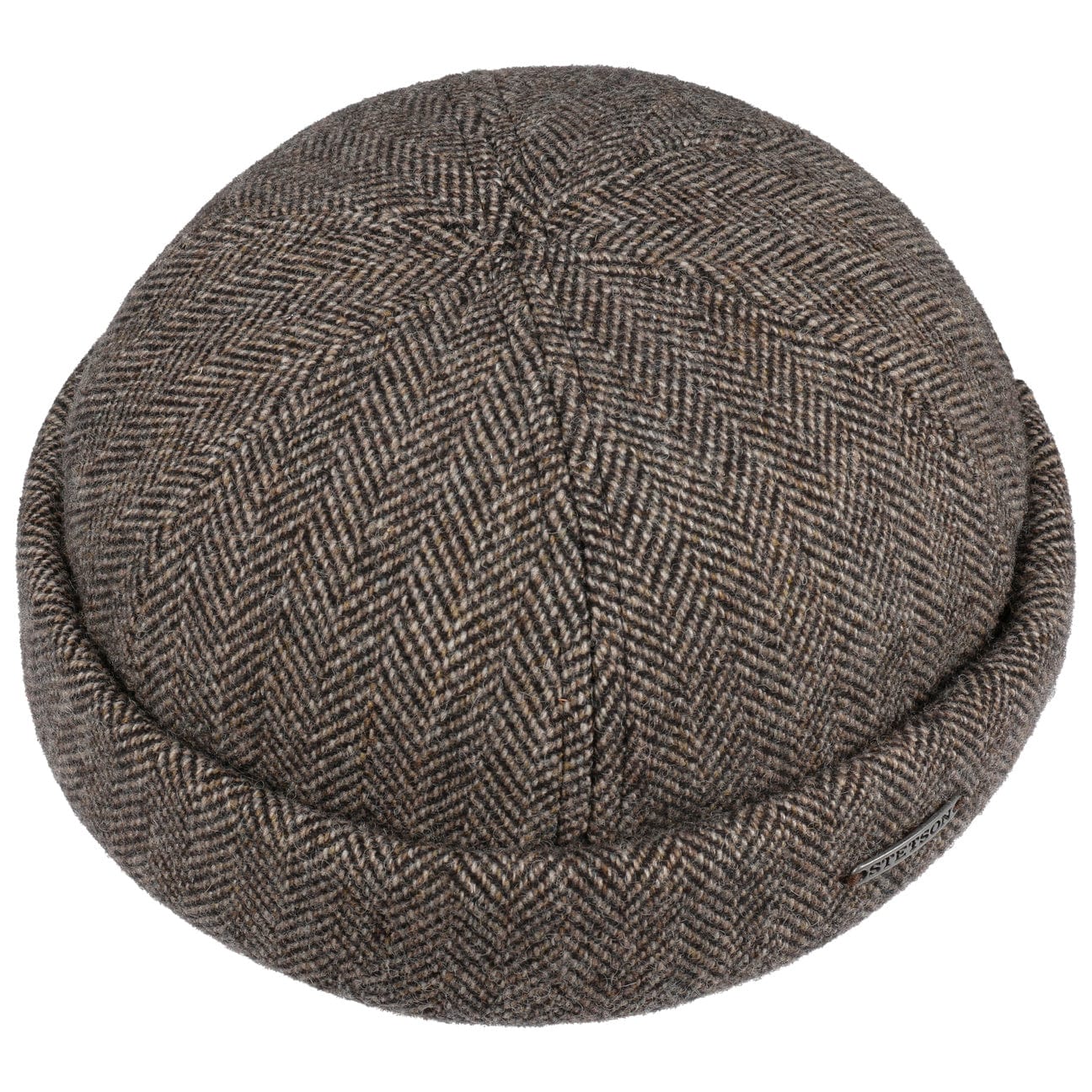 Lavoy Herringbone Wool Docker Hat by Stetson - JJ Hat Center ®