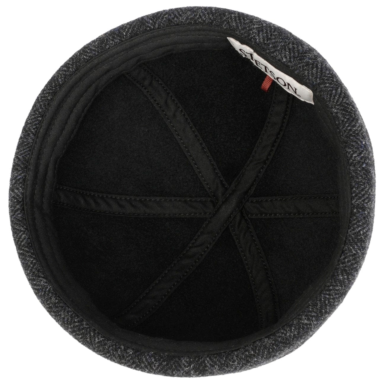 Lavoy Herringbone Wool Docker Hat by Stetson - JJ Hat Center ®