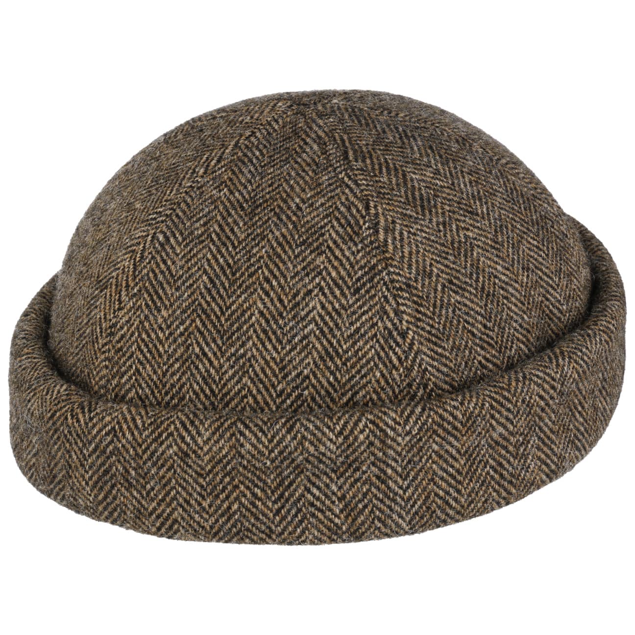 Lavoy Herringbone Wool Docker Hat
