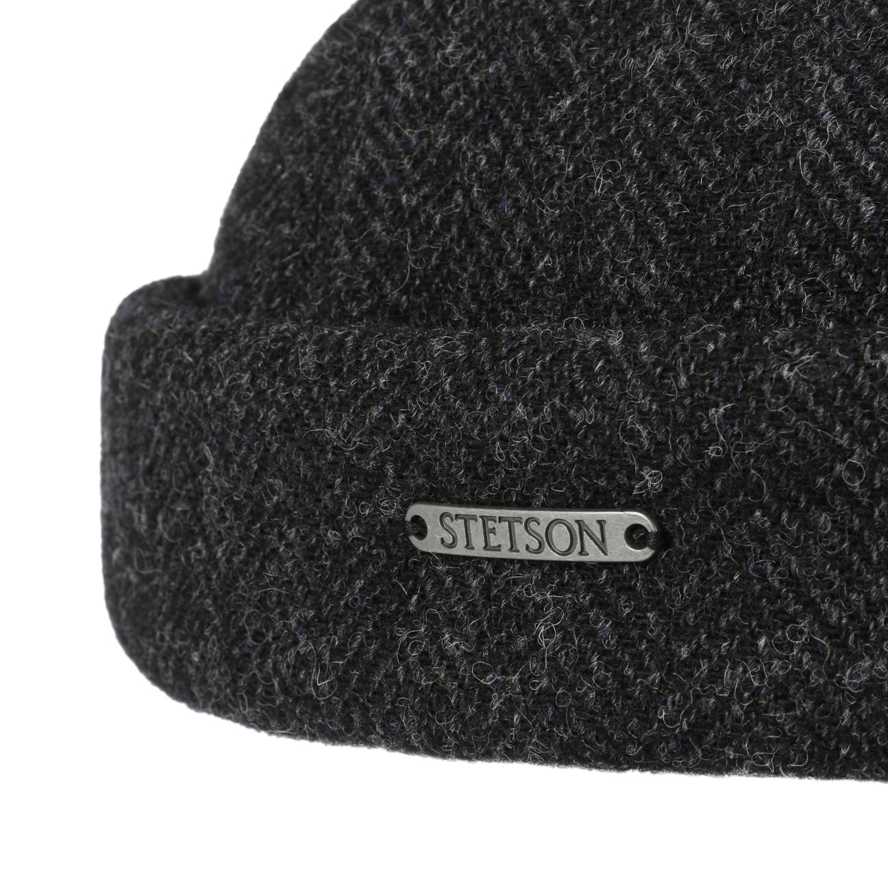 Lavoy Herringbone Wool Docker Hat by Stetson - JJ Hat Center ®