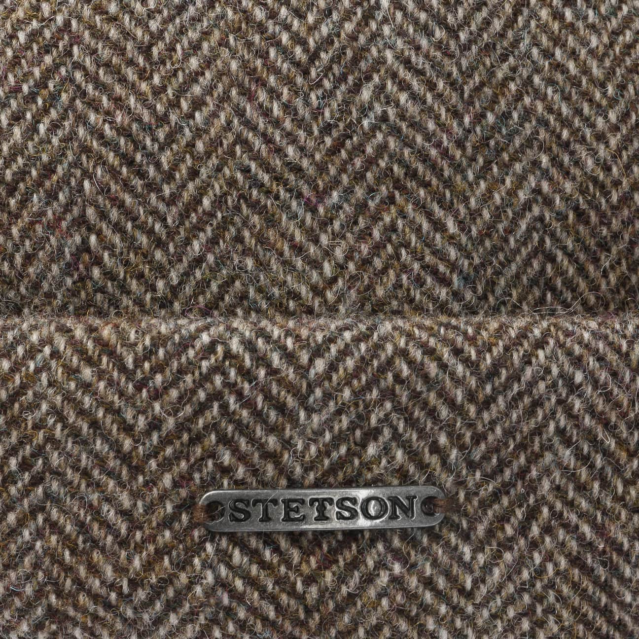 Lavoy Herringbone Wool Docker Hat by Stetson - JJ Hat Center ®