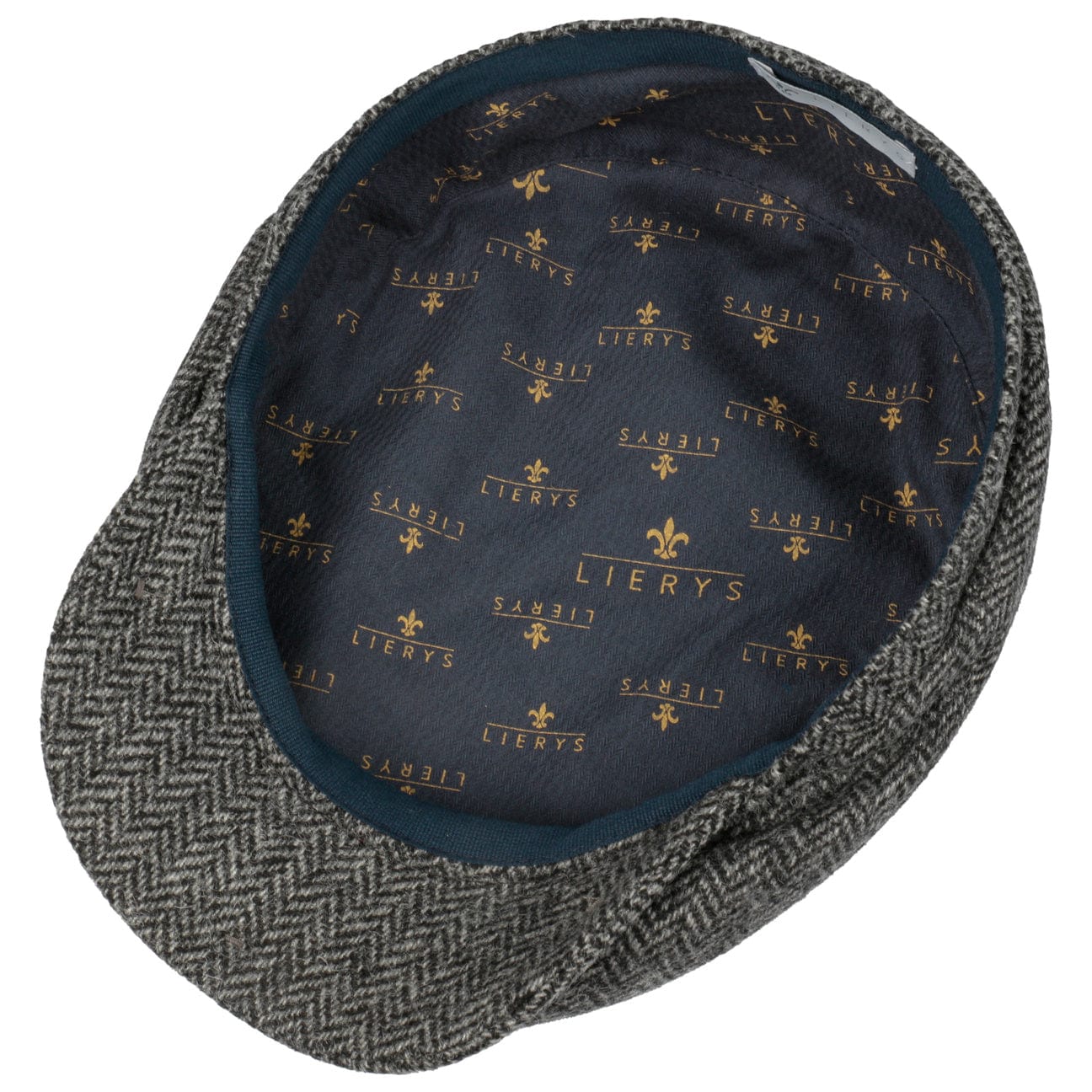 Crimson Wool Herringbone Flat Cap by Lierys - JJ Hat Center ®
