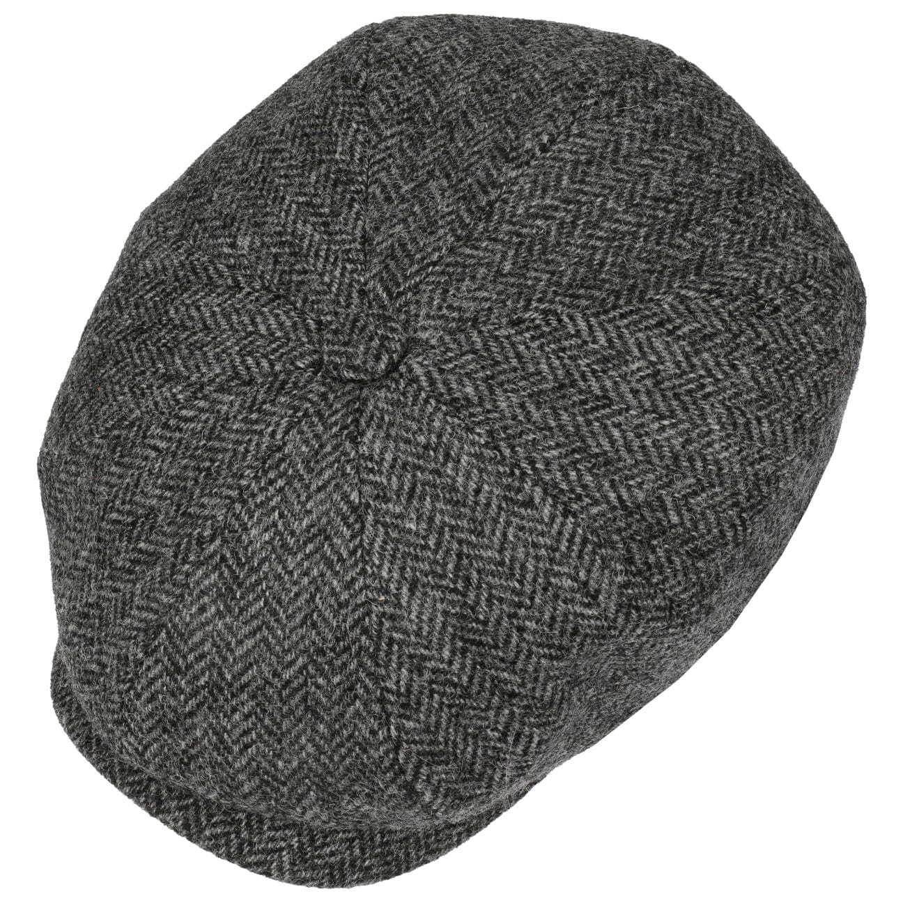 Carlsen Wool Herringbone Flat Cap by Lierys - JJ Hat Center ®
