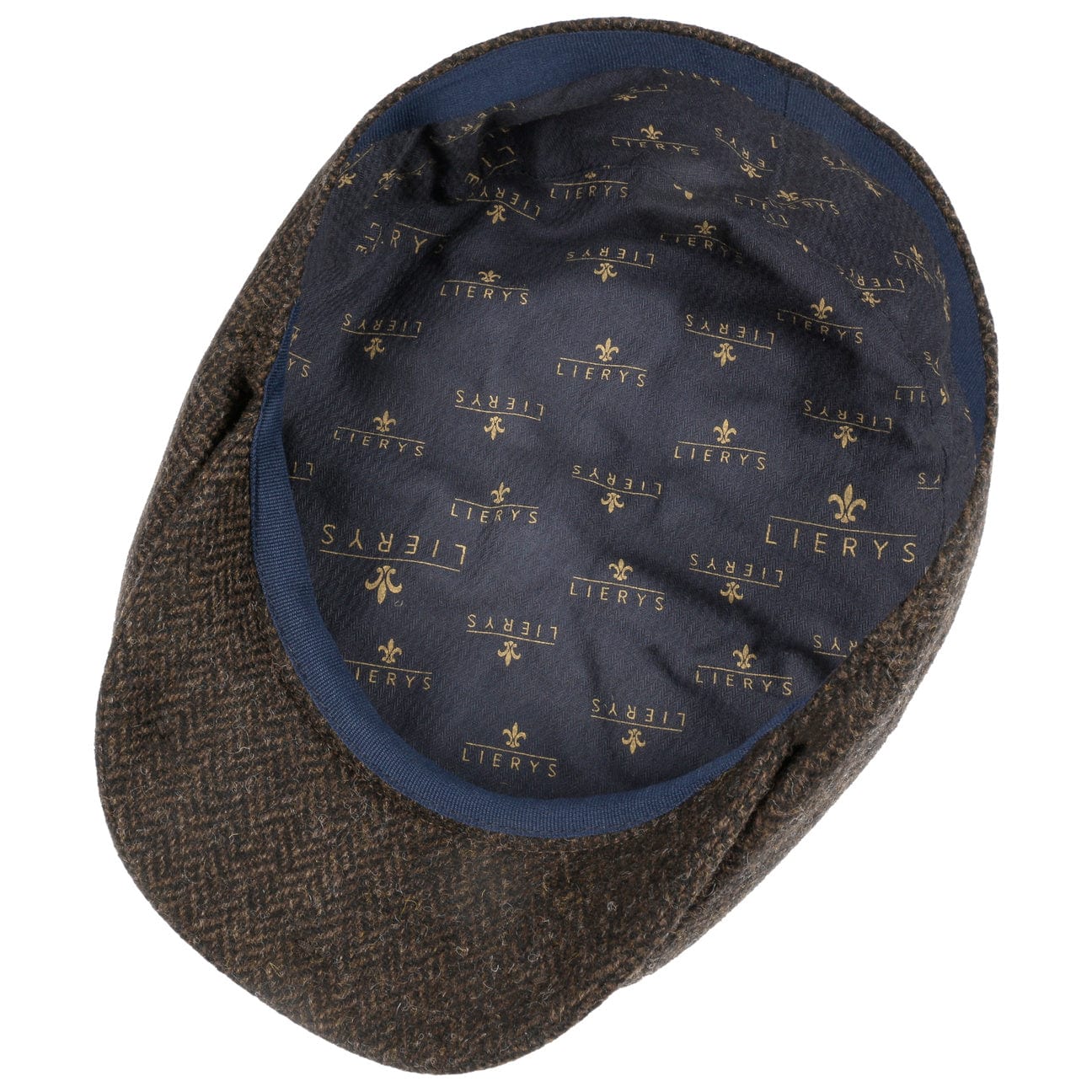 Carlsen Wool Herringbone Flat Cap by Lierys - JJ Hat Center ®