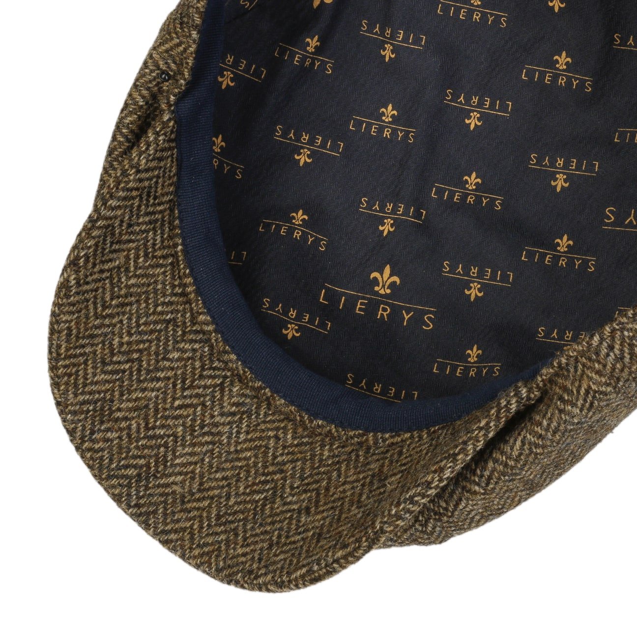 Carlsen Wool Herringbone Flat Cap by Lierys - JJ Hat Center ®