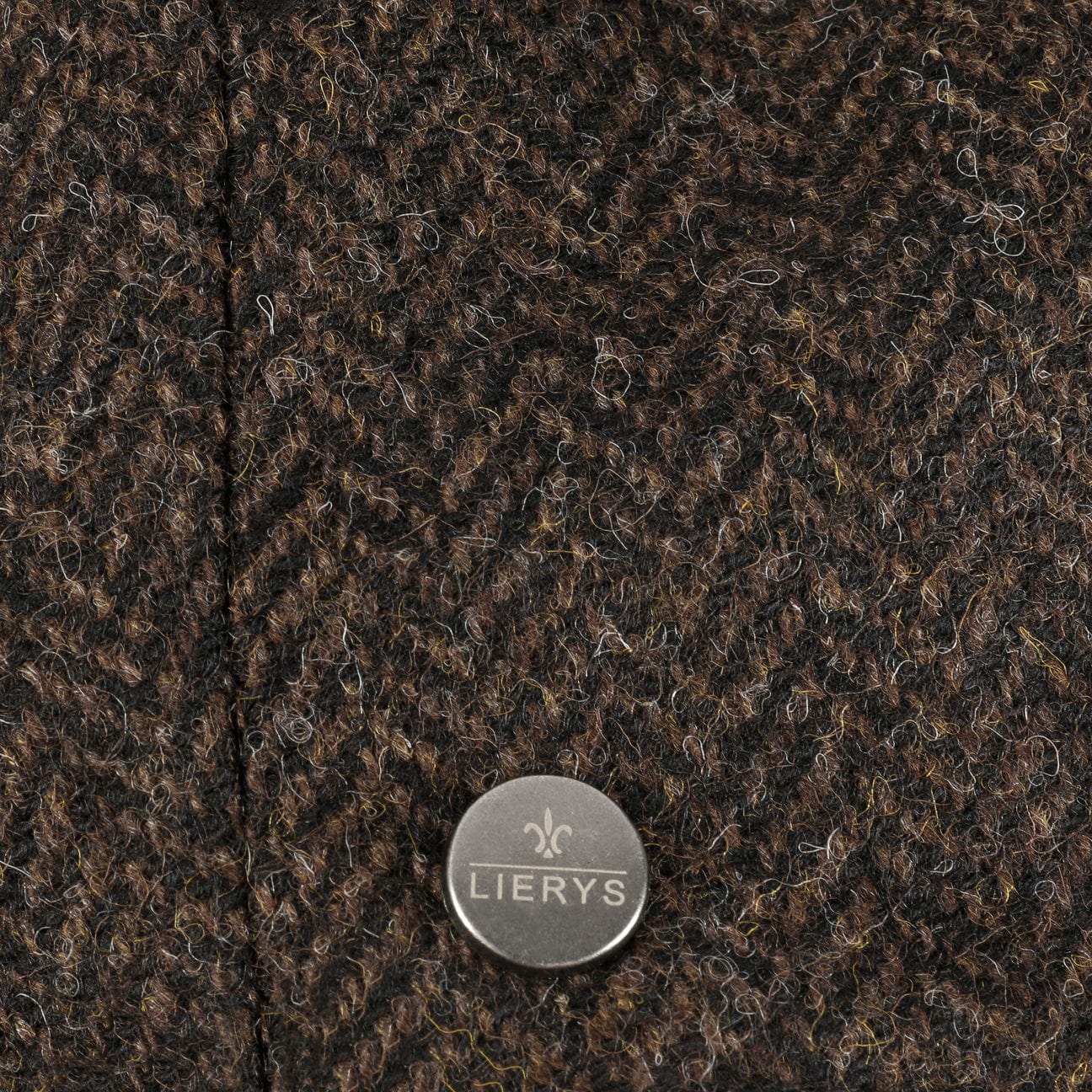 Carlsen Wool Herringbone Flat Cap by Lierys - JJ Hat Center ®
